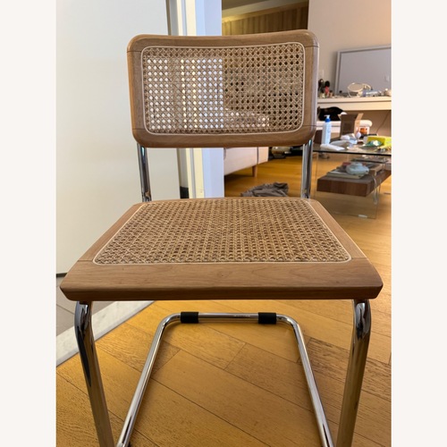 Used Amazon Natural Rattan Dining Chairs for sale on AptDeco