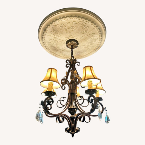 Used Oil Rubbed Bronze Chandelier and Sconce for sale on AptDeco