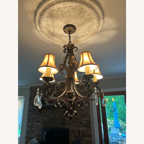 Used Oil Rubbed Bronze Chandelier and Sconce for sale on AptDeco