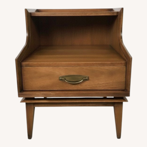 Used Mid Century Nightstand with Drawer by Kent Coffey for sale on AptDeco