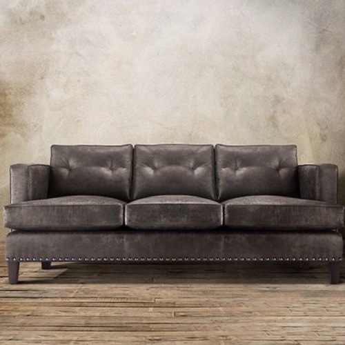 Used Arhaus Flanders Dark Brown Microsuede 3+ Seater Sofas for sale on AptDeco
