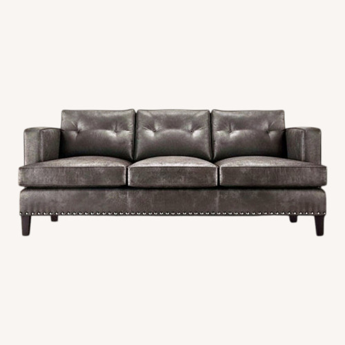 Used Arhaus Flanders Dark Brown Microsuede 3+ Seater Sofas for sale on AptDeco