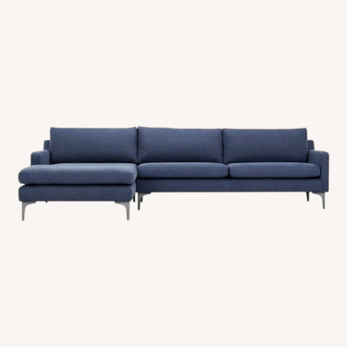 Used Wayfair Blue Chaise Lounge for sale on AptDeco
