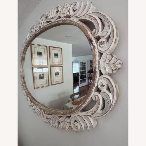 Used Indian Wood Mirror for sale on AptDeco