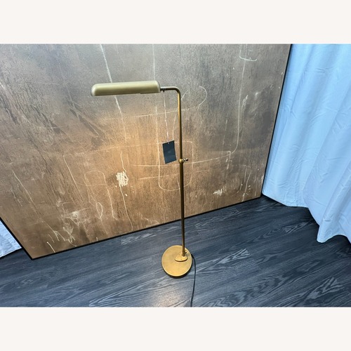 Used Restoration Hardware 1930s Parisian Task Floor Lamp – Antiqued Brass for sale on AptDeco