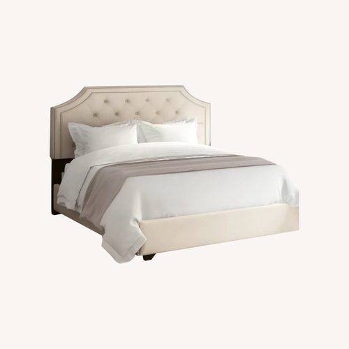 Used Wayfair Tufted Storage Platform Bed for sale on AptDeco