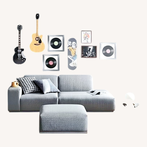 Used Castlery Todd Light Gray 3 Piece Sectional for sale on AptDeco