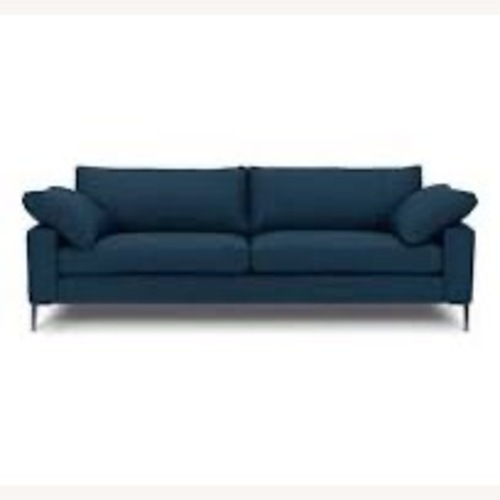 Used Article Blue Fabric 3+ Seater Sofa for sale on AptDeco