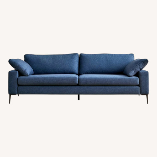 Used Article Blue Fabric 3+ Seater Sofa for sale on AptDeco