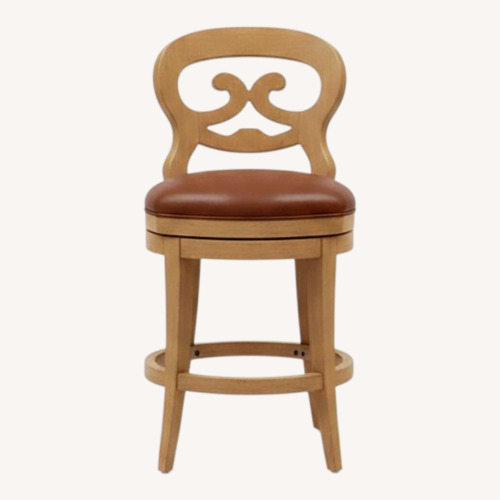 Used Wood Bridge Tessa Swivel Bar Stool for sale on AptDeco