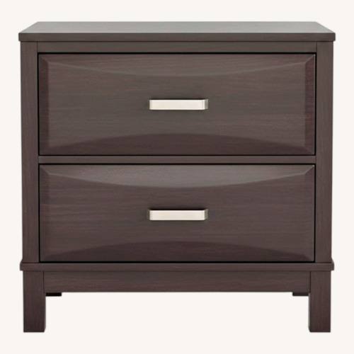 Used Dark Brown Wood Nightstand for sale on AptDeco