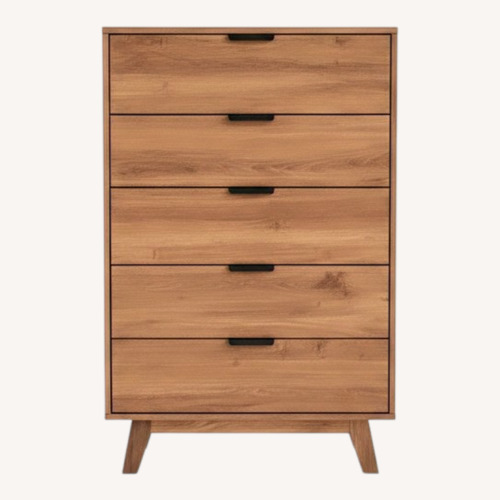 Used Solid Wood Koblenz Dresser Tallboy 5 Drawers for sale on AptDeco
