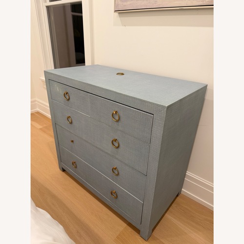 Used Serena & Lily Driftway Chest Coastal Blue for sale on AptDeco