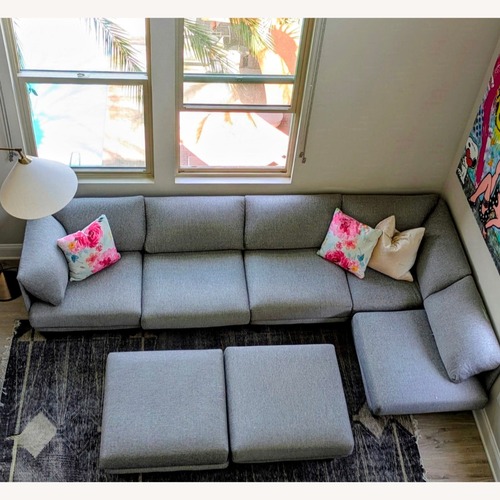 Used Burrow Range Collection 6 Seater Sectional Sofa for sale on AptDeco