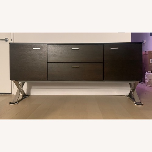 Used Dark Brown Wood Sideboard for sale on AptDeco