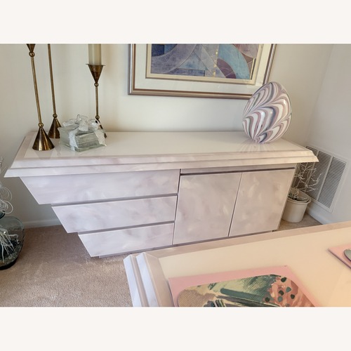 Used 80's Soft Lavender Credenza for sale on AptDeco