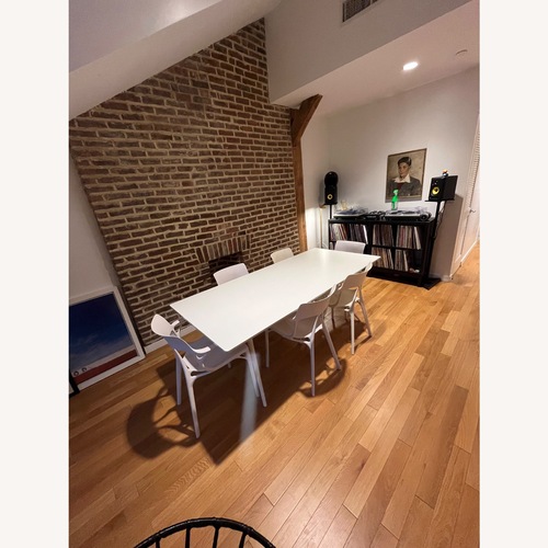 Used Kartell White Dining Table for sale on AptDeco