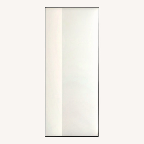 Used CB2 Infinity Black Metal Floor Mirror for sale on AptDeco