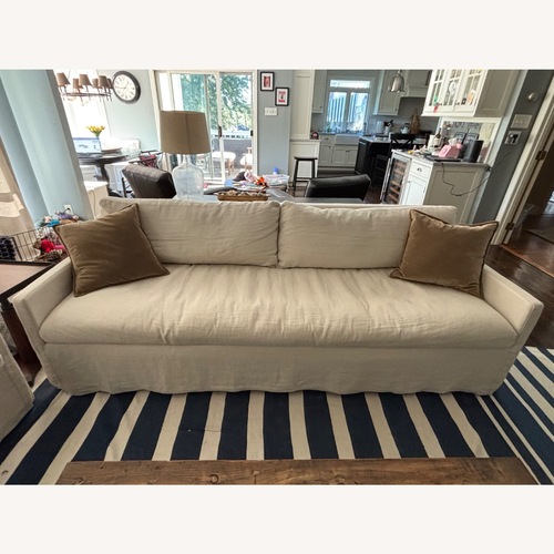 Used Anthropologie Amber Lewis Natural Fabric 3+ Seater Sofa for sale on AptDeco