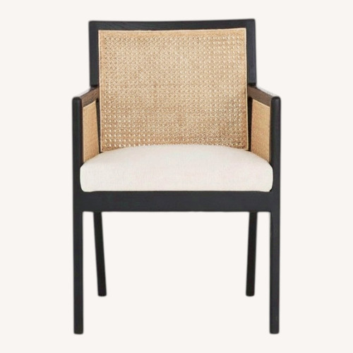 Used McGee and Co Landon Black Wood Landon Armchair for sale on AptDeco