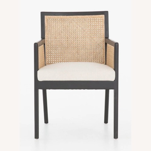 Used McGee and Co Landon Black Wood Landon Armchair for sale on AptDeco