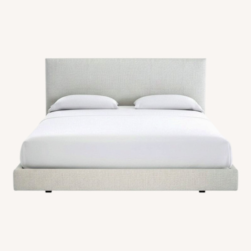 Used CB2 Facade Upholstered Queen Bed for sale on AptDeco