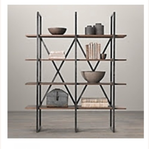 Used Restoration Hardware Dark Brown Wall Shelf for sale on AptDeco