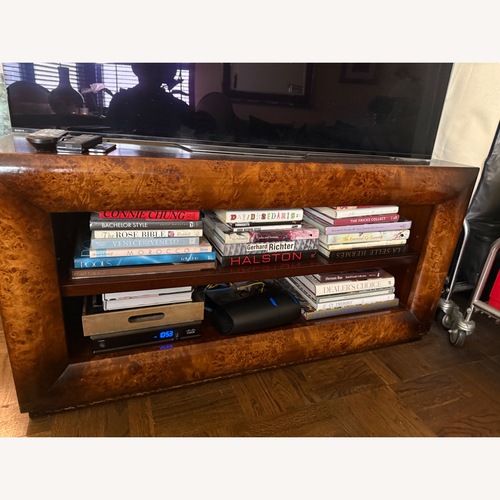 Used Vintage/Antique Finds Dark Brown Media Storage for sale on AptDeco
