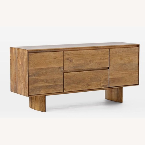 Used West Elm Anton Light Brown Wood Sideboard for sale on AptDeco