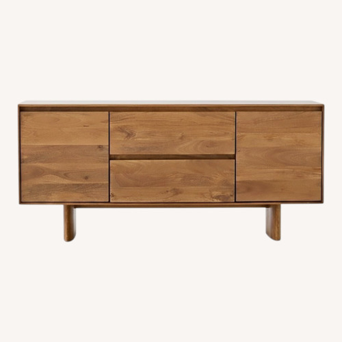 Used West Elm Anton Light Brown Wood Sideboard for sale on AptDeco