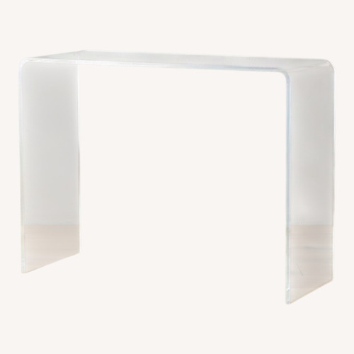 Used CB2 Peekaboo Acrylic Console Table for sale on AptDeco
