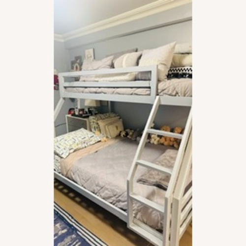 Used Room & Board Fort White Wood Bunk Bed for sale on AptDeco