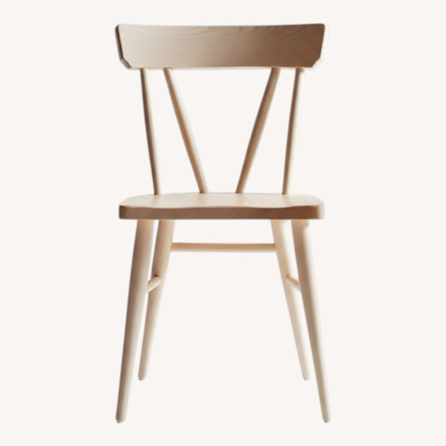 Used Crate & Barrel Juni Bleached Ash Dining Chairs for sale on AptDeco