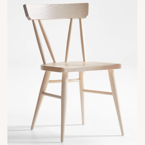 Used Crate & Barrel Juni Bleached Ash Dining Chairs for sale on AptDeco