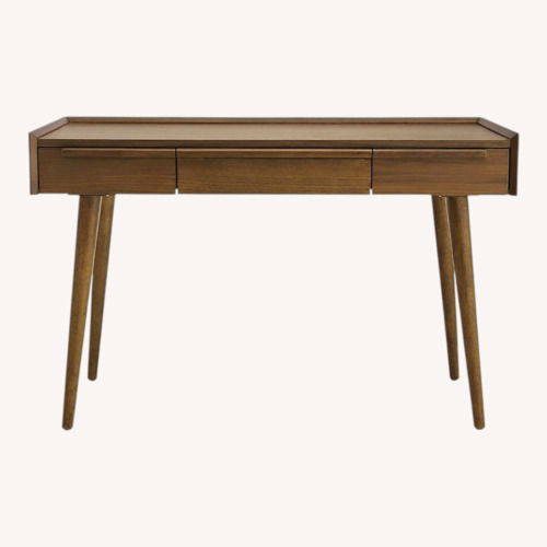 Used Tate 48' Walnut Desk with Outlet for sale on AptDeco