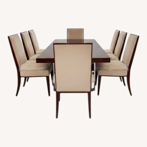 Used Lexington Furniture Dark Brown Wood Dining Set for sale on AptDeco