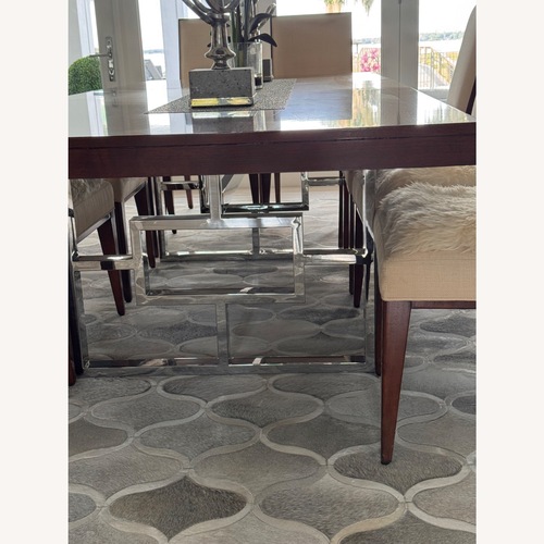 Used Lexington Furniture Dark Brown Wood Dining Set for sale on AptDeco