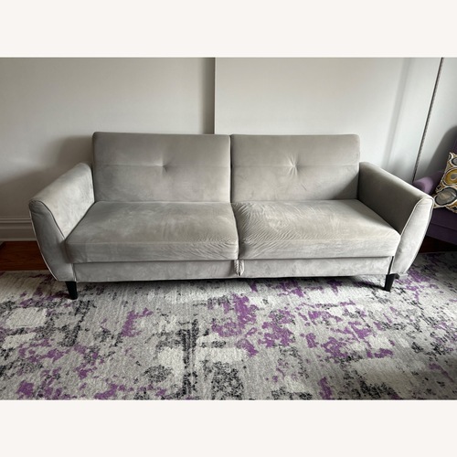 Used Wayfair Light Gray Fabric Sleeper Sofa for sale on AptDeco