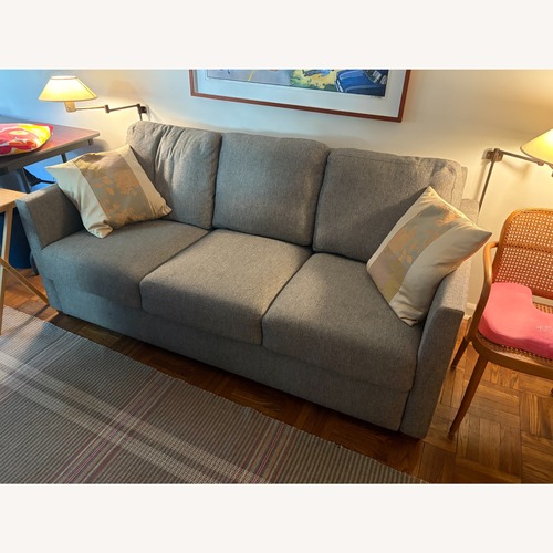 Used Room & Board Light Gray Fabric 3+ Seater Sofa Bed for sale on AptDeco