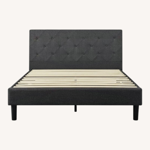 Used Wayfair Dark Gray Queen Bed for sale on AptDeco