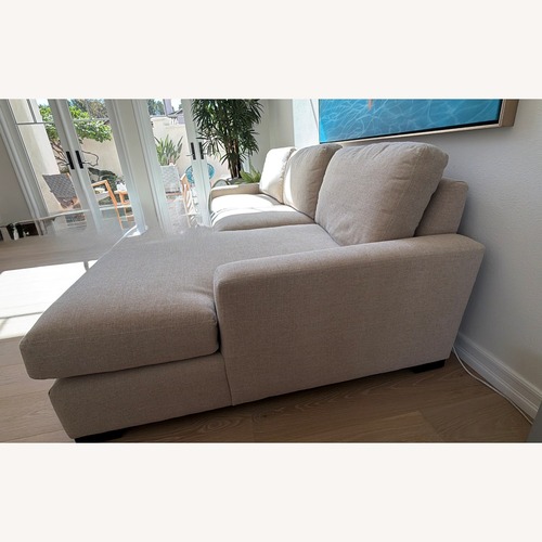 Used Arhaus Natural Fabric 3+ Piece Sectional for sale on AptDeco