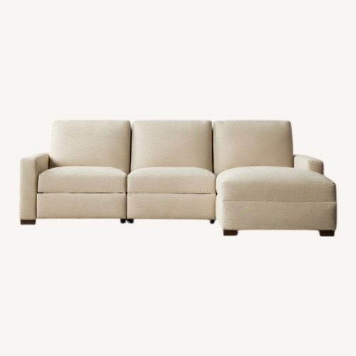 Used Arhaus Natural Fabric 3+ Piece Sectional for sale on AptDeco
