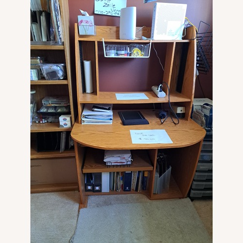 Used Oak Computer Desk for sale on AptDeco