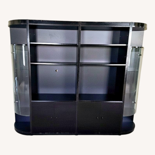 Used Vintage/Antique Black Lacquer Wall Unit for sale on AptDeco
