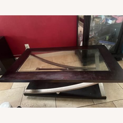 Used Wayfair Coffee Table with Wheels for sale on AptDeco