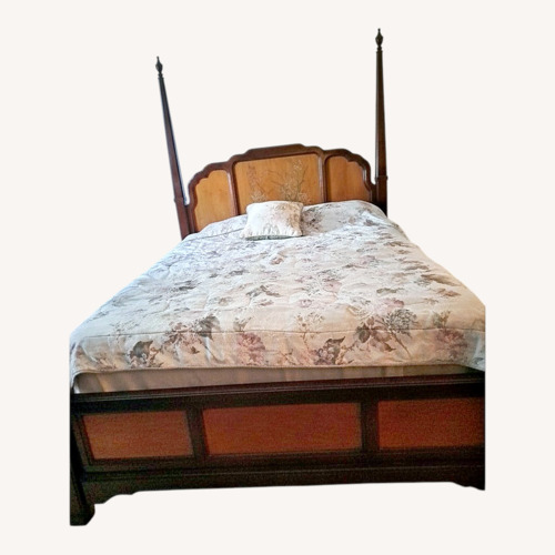 Used Henredon Wood Queen Bed for sale on AptDeco