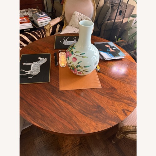 Used Ralph Lauren Dark Brown Wood Dining Table for sale on AptDeco