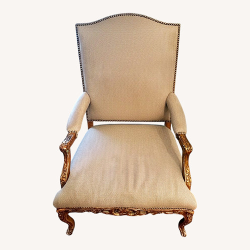 Used Vintage/Antique Natural Wood Accent Chair for sale on AptDeco