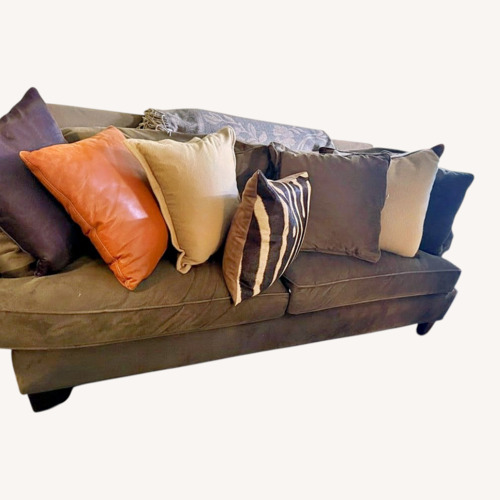 Used Vintage/Antique Dark Brown 2 Seater Sofa for sale on AptDeco