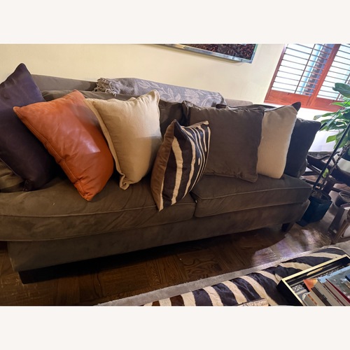 Used Vintage/Antique Dark Brown 2 Seater Sofa for sale on AptDeco